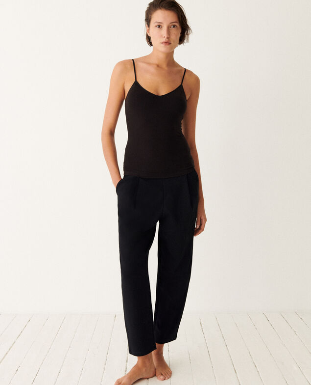 Caraco à soutien-gorge intégré HEATTECH EXTRA WARM Heattech extra warm Noir