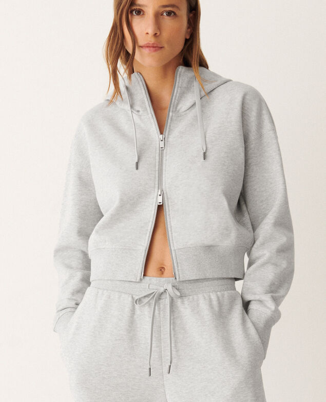 Sweat à capuche TERRY Terry Light chine