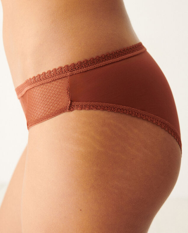 Culotte taille basse DAILY FEMININ Daily feminin Marron cannelle