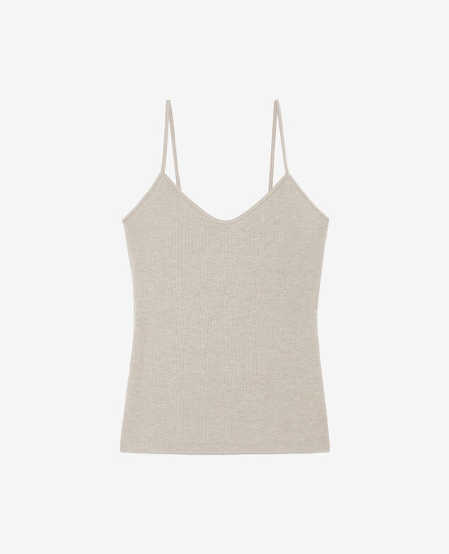 Caraco à soutien-gorge intégré HEATTECH EXTRA WARM Heattech extra warm Gris chine