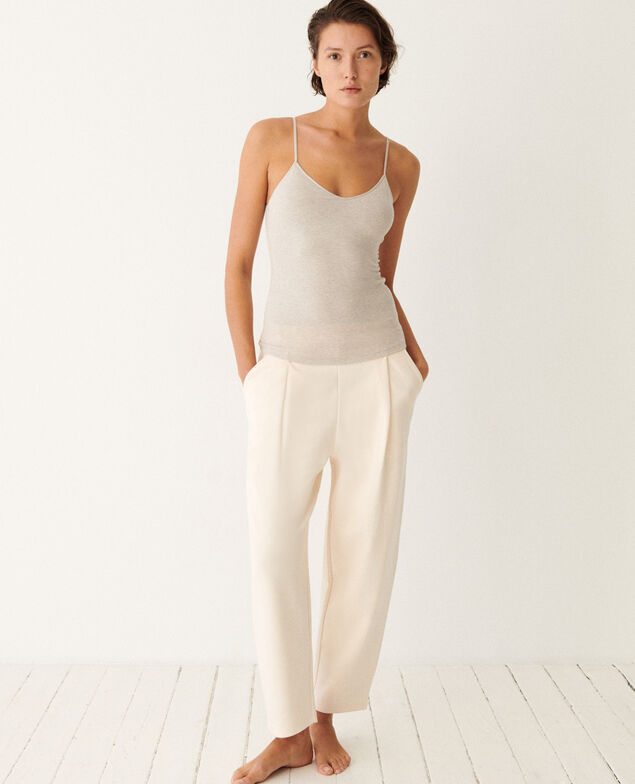Caraco à soutien-gorge intégré HEATTECH EXTRA WARM Heattech extra warm Gris chine