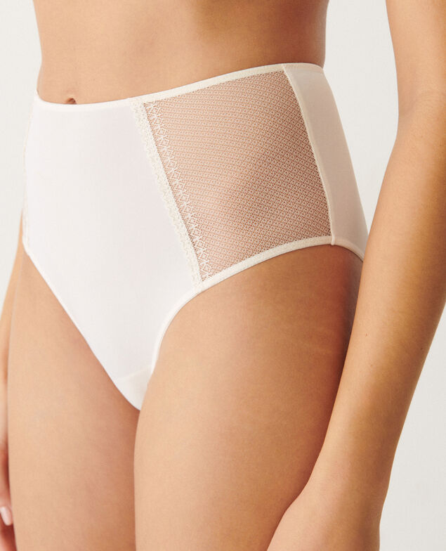 Culotte taille haute DAILY FEMININ Daily feminin Blanc rose
