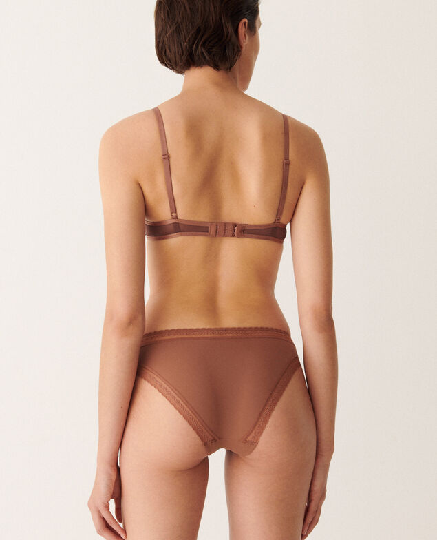 Culotte taille basse CHERI MICRO Cheri micro Brun chataigne