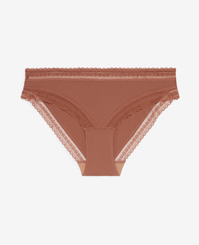 Culotte taille basse CHERI MICRO Cheri micro Brun chataigne