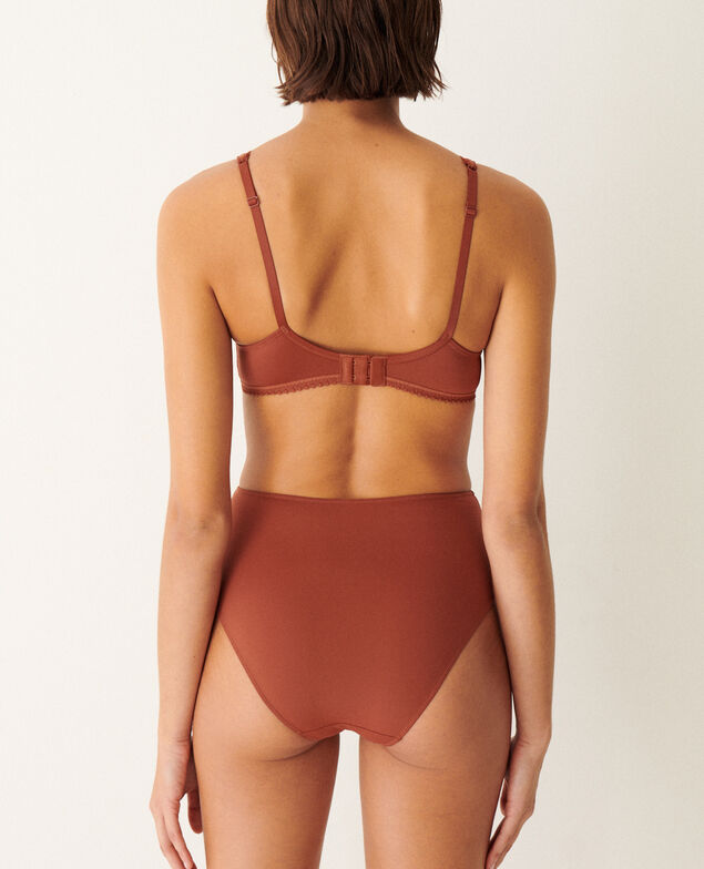 Soutien-gorge sans armatures DAILY FEMININ Daily feminin Marron cannelle