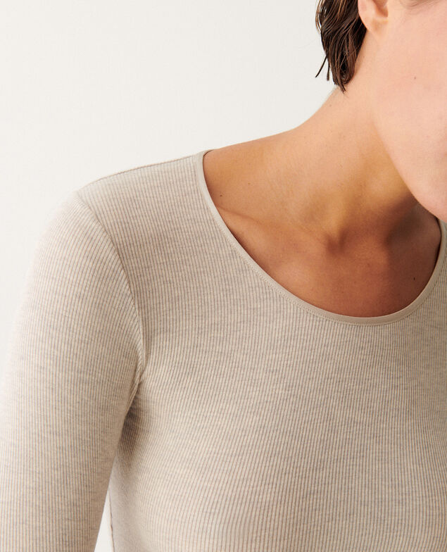 T-shirt manches longues HEATTECH EXTRA WARM Heattech extra warm Gris chine