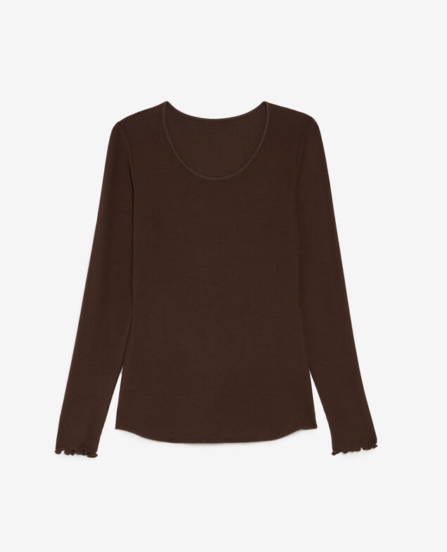 T-shirt manches longues HEATTECH EXTRA WARM Heattech extra warm Choco chiné