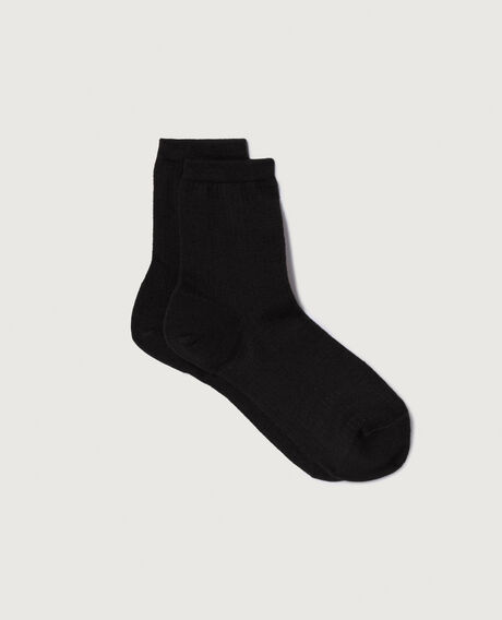 Chaussettes MAILLE POINTELLE Maille pointelle Noir