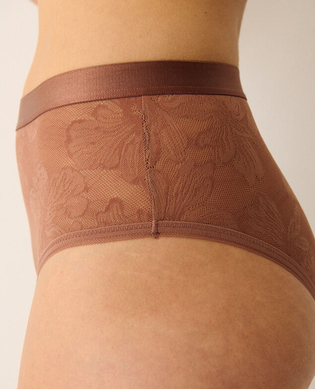 Culotte taille haute SASHA Sasha Brun chataigne