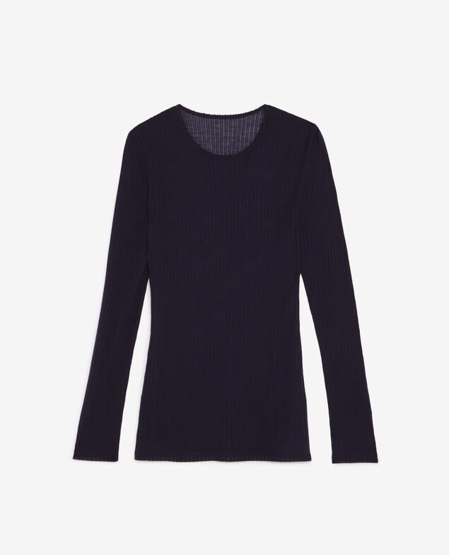T-shirt manches longues HEATTECH POINTELLE Heattech pointelle Bleu nocturne